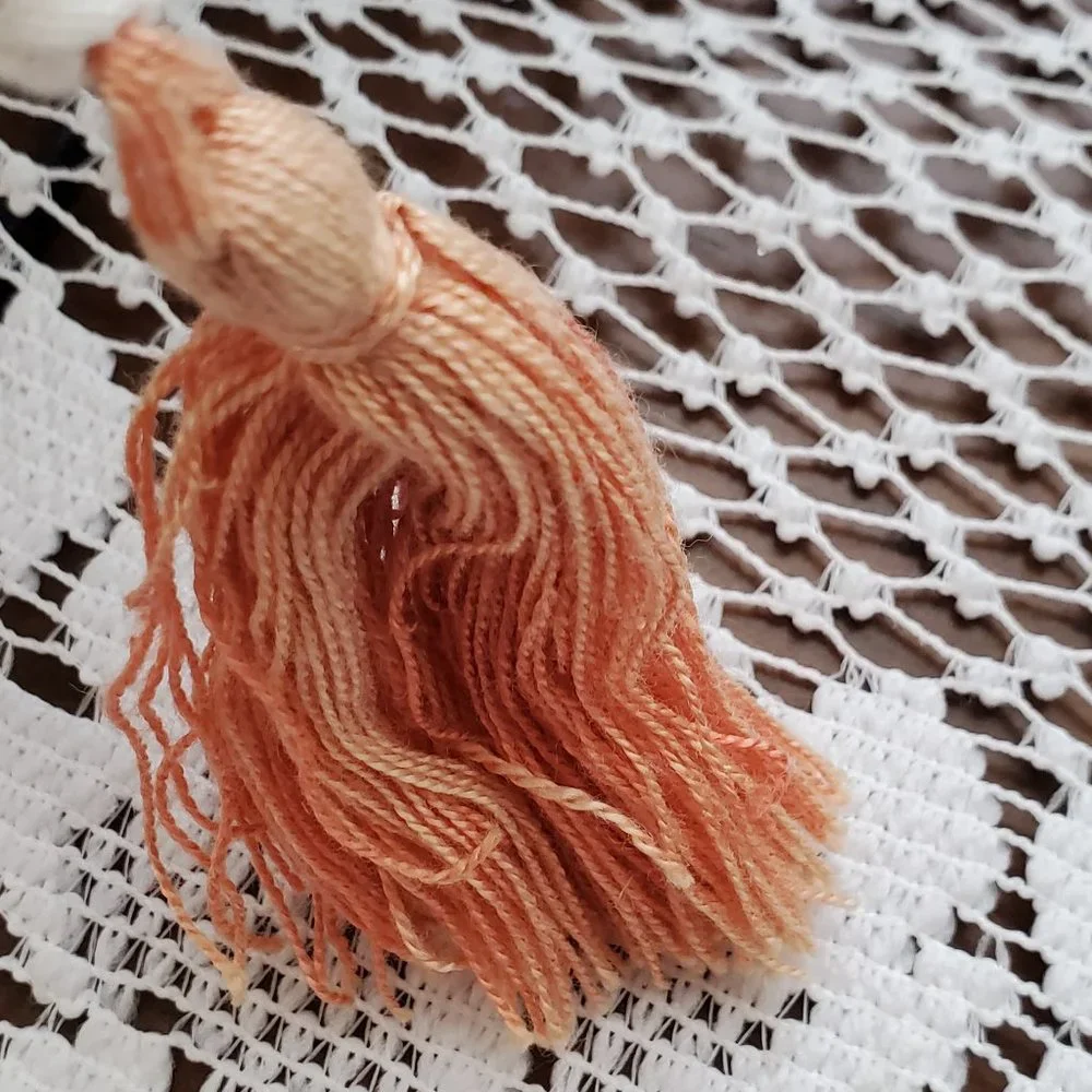 * PIER 1 Embroidery 6 Birds In A Branch with Tassel Ends 24 X 12